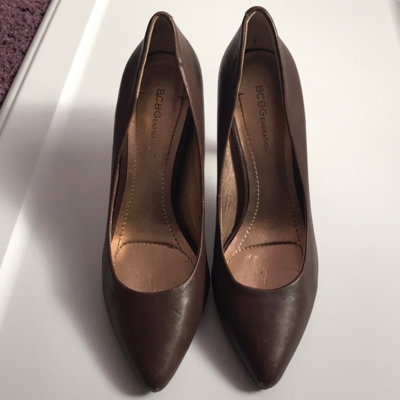 BCBGEneration Brown Heel Cielo Pump - Picture 3 of 6
